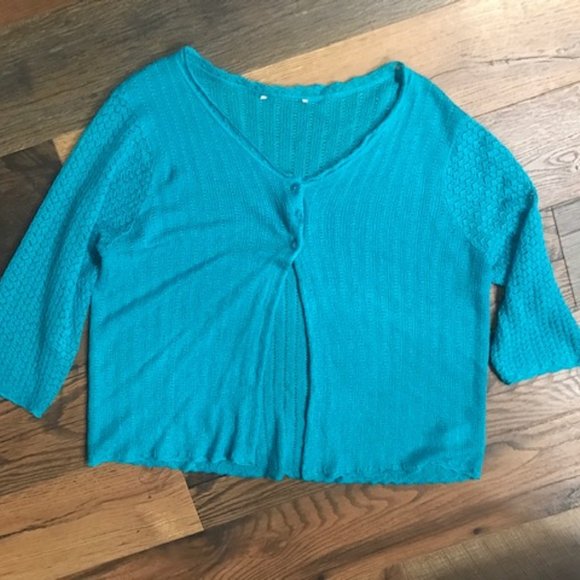 Sweaters - Turquoise Movie Night Sweater